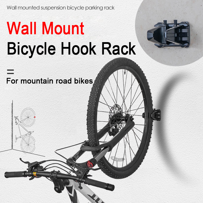 2/1 STKS Fiets Parkeren Gesp Verstelbare Weg Mountainbike Muurbevestiging Opslag Ondersteuning Ophanghaak Reparatie Stand Beugel Rack