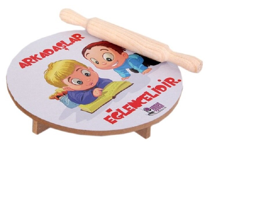 Patterned Mini Tableware Play Dough Set-18 Cm