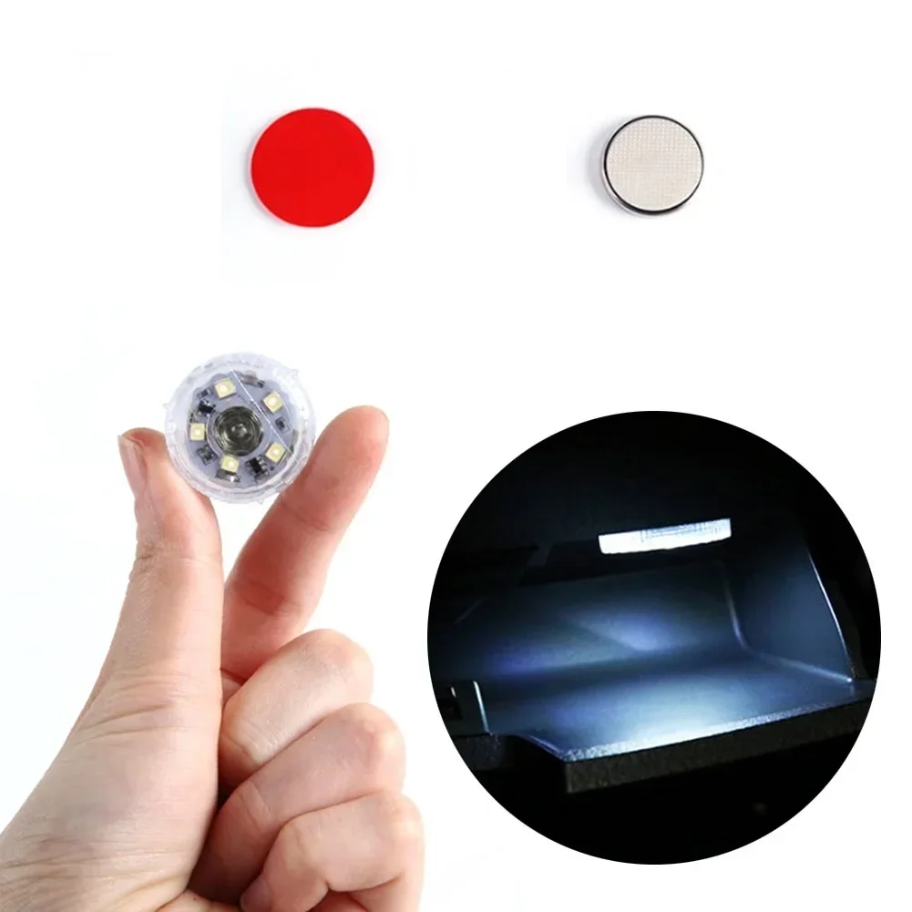 Luci a portato senza fili magnetiche per interni auto Luci a portato per interni per auto Lampada per atmosfera con accento al neon automobilistico ricaricabile tramite USB: Bianco caldo