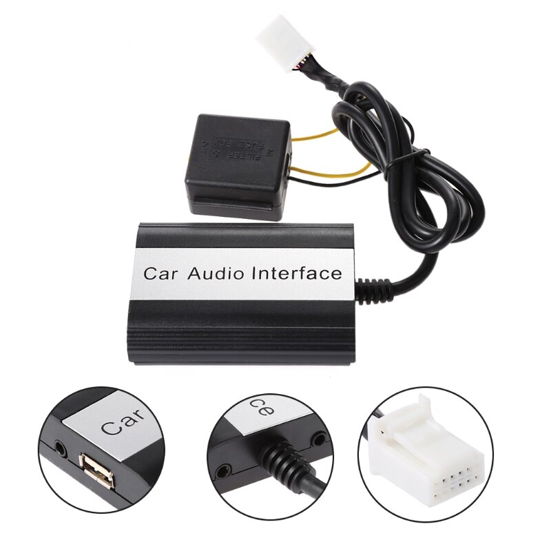OOTDTY Car Bluetooth Kits MP3 AUX Adapter Interface For Toyota Lexus Scion 2003