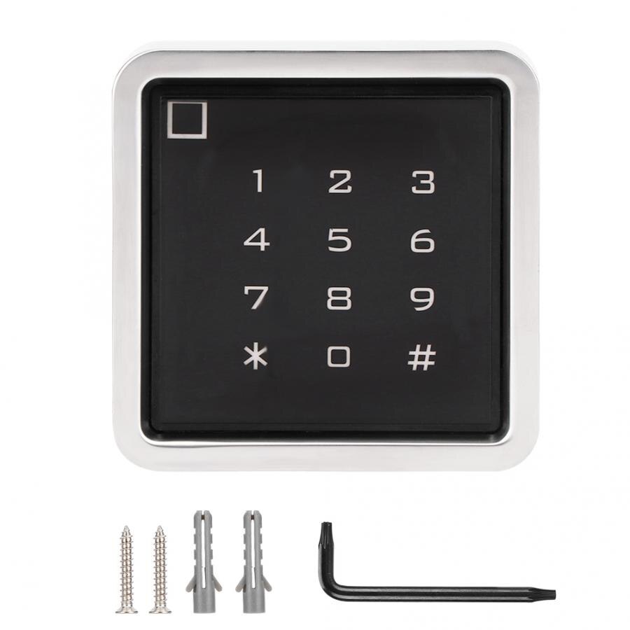 Ip68 vandtæt metal dør adgangskontrolkort touch tastatur adgangskode wiegand 26 hjem sikkerhedssystem kontrol de acceso