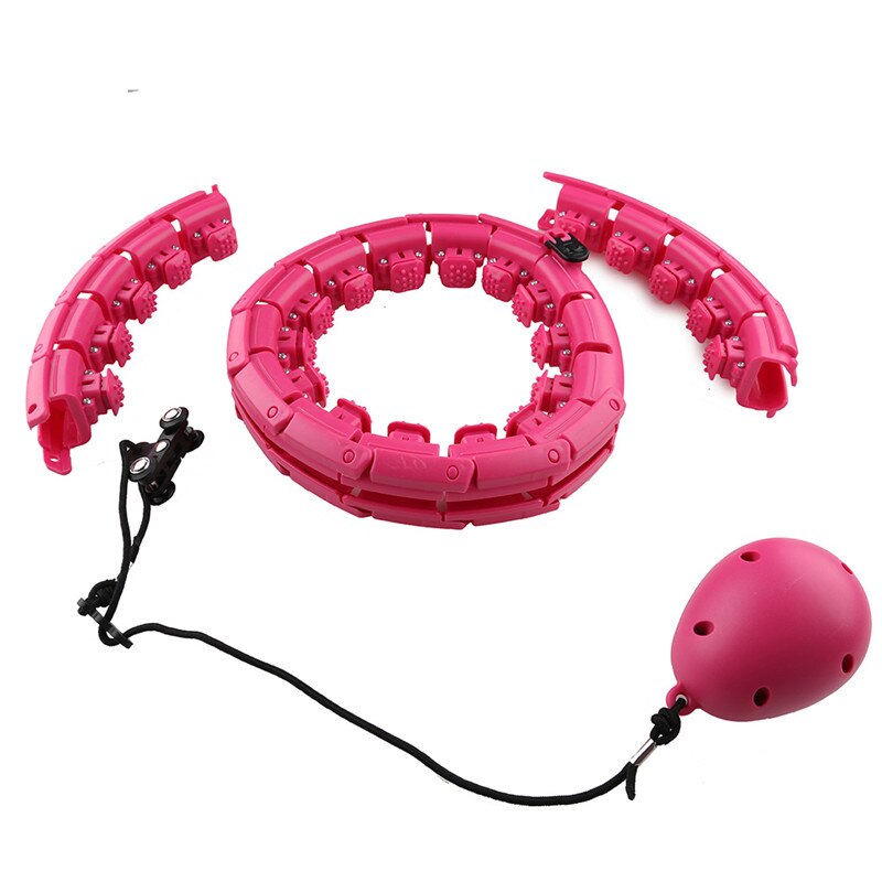 Adjustable Intelligent Fitness Sport Ring Smart Hoop Counting Thin Waist Hoop Home Fitness Training Equipment Droshipping