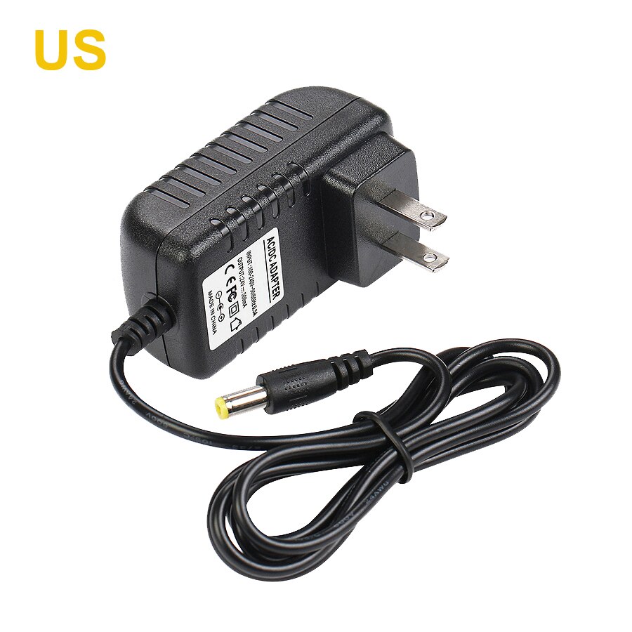 AC 100-240V to DC 12V 2A Switch Switching Power Supply Converter Adapter EU UK US AU 5.5mm*2.5mm Plug