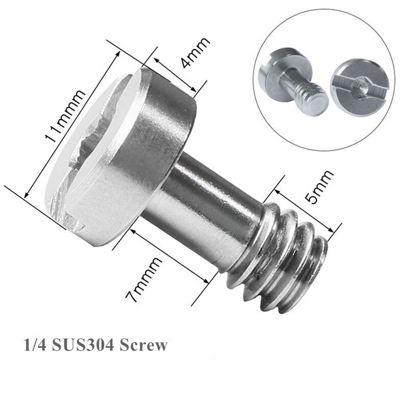 Vis de caméra 1/4 "mâle à femelle filetage vis montage adaptateur trépied accessoire pour Flash trépied pied de lumière
