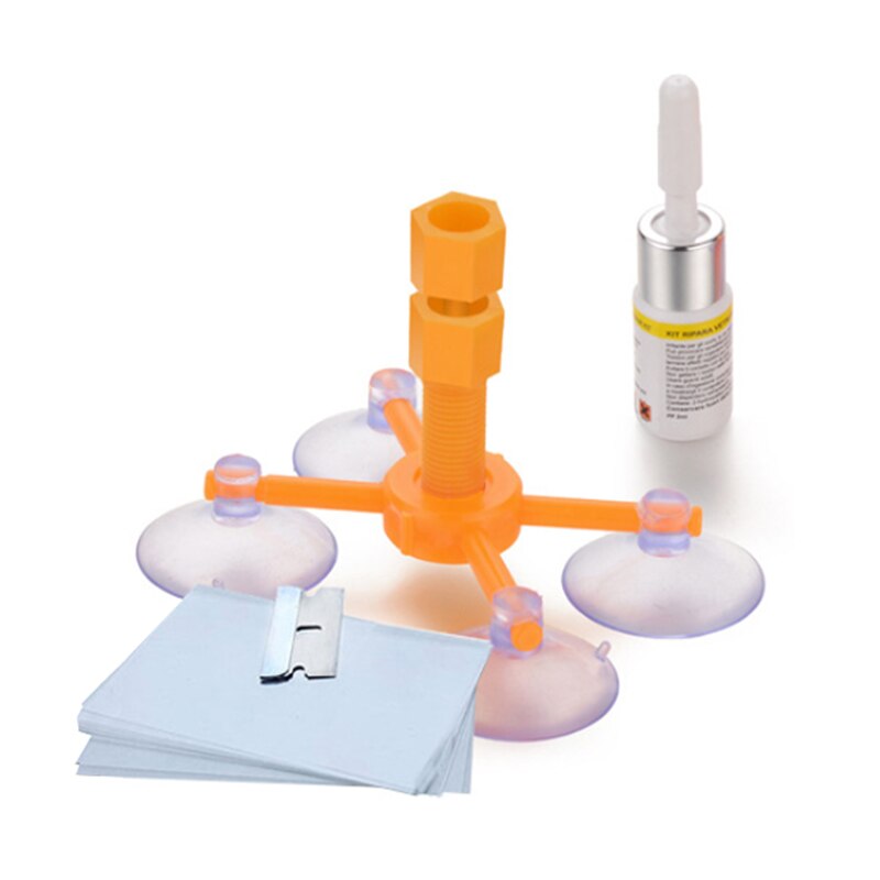 Gør det selv forrude reparationssæt quick fix bilrude glas ridse revne restaurering reparationsværktøj auto rude skærm polering bil styling