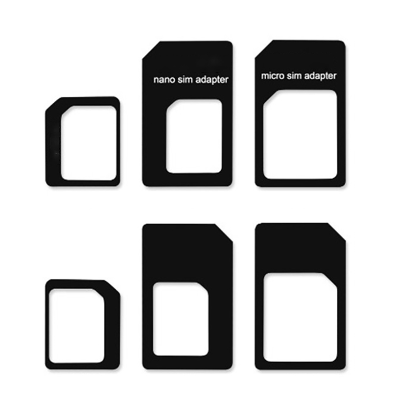 1 Set Micro Nano Sim Kaarthouder Mobiele Telefoon Sim Kaart Lade Adapters Met Kaart Pin, universele Smartphone Nummer Sim Houder Set