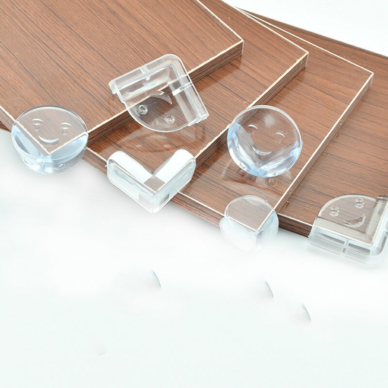 2/5Pcs Baby Safety Transparent PVC Protector Table Corner Furniture Protection Cover Children Anticollision Edge Corner Guard