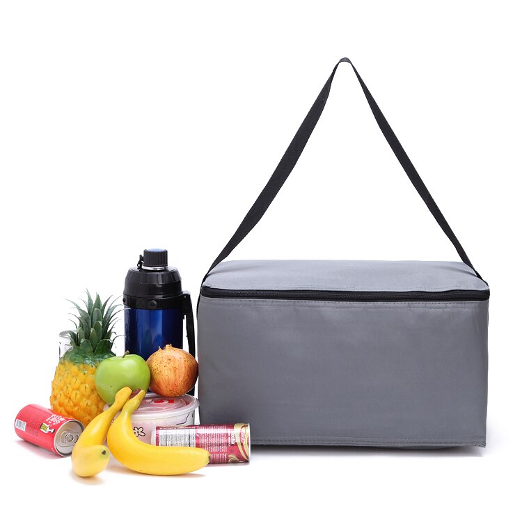 19L extra large heat preservation bag 800D Oxford cloth ice bag fresh food refrigerated bag on-board picnic bag takeout meal bag