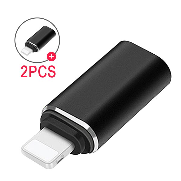 ! Accezz Mini Ios Usb Adapter Type-C Vrouwelijke Om Verlichting Mannelijke Voor Apple Adapter Voor Iphone X Xs Xr 8 7 Plus Sync Charger Converter