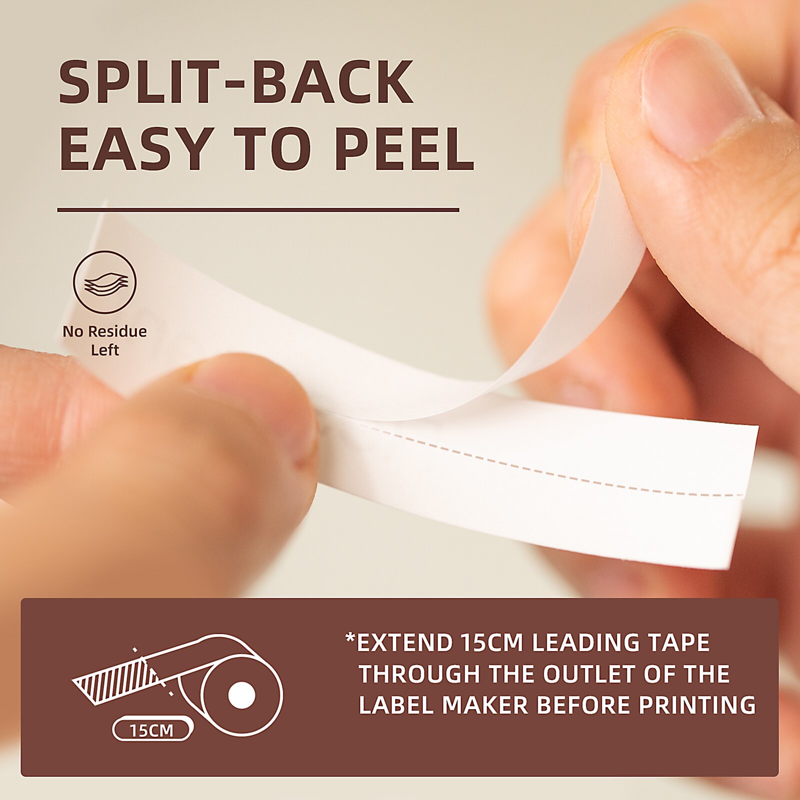 MAKEID Label Maker Portable Mini Pocket Printer Thermal Label Printing Machine Wireless BT Connection Inkless Printing Sticker