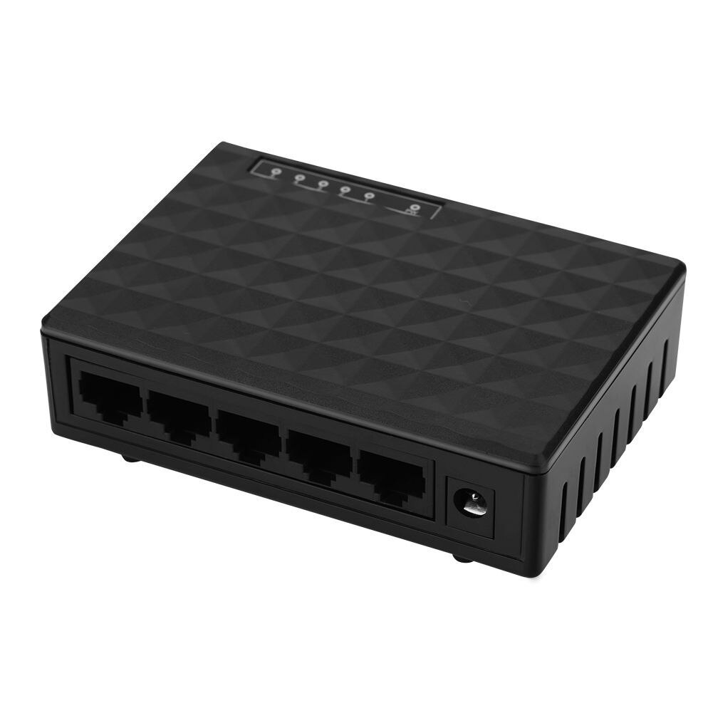10/100Mbps 5 Hafen Ethernet schalten Klassische Farben Einfache Ausdauernd RJ45 LAN Netzwerk Schreibtisch Schalt Hub Adapter