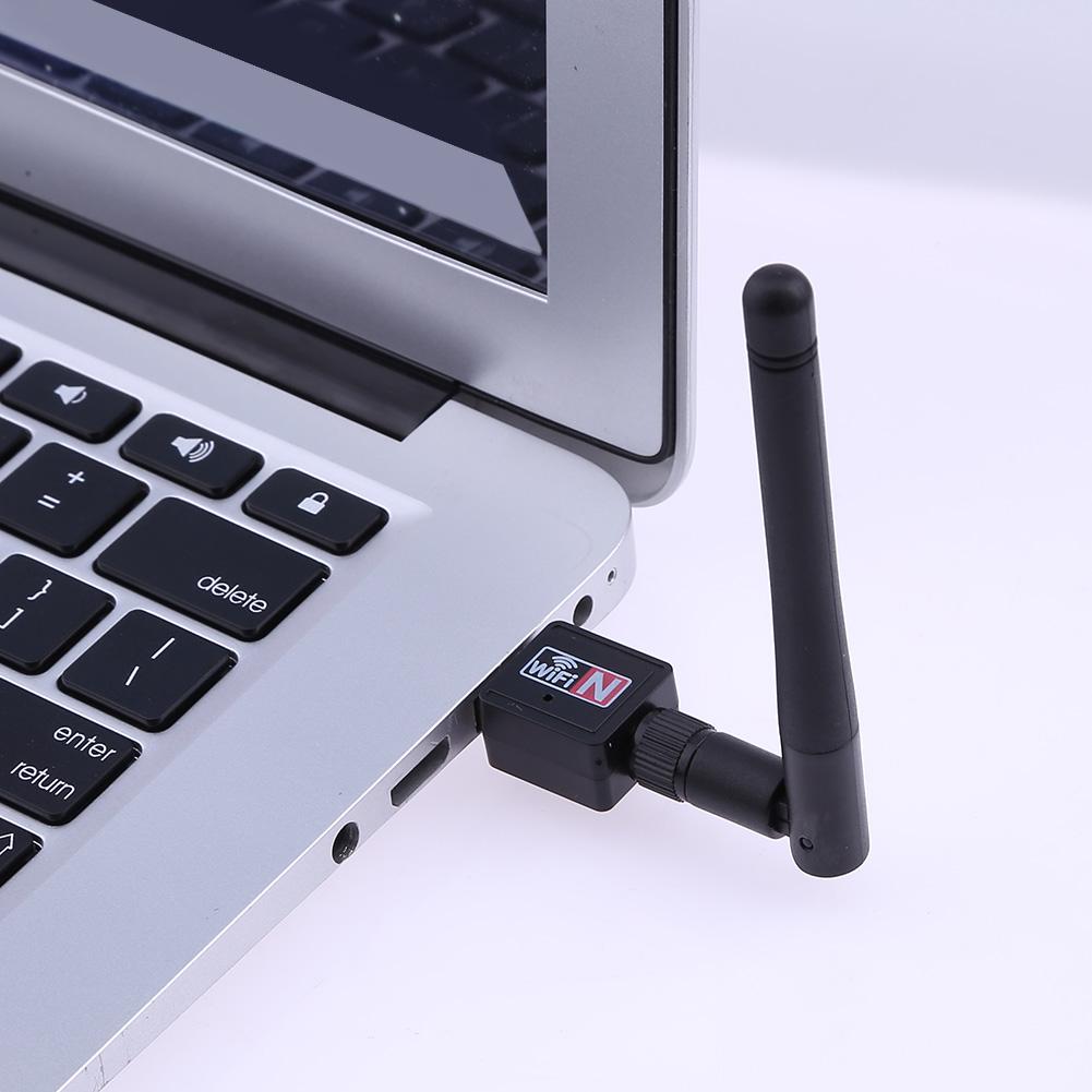 Usb Wifi Adapter Wifi Antenne Usb 2.0 Lan Adapter Draadloze Netwerkkaart 300Mbps 802.11n Wifi Dongle Ethernet Voor Laptop pc