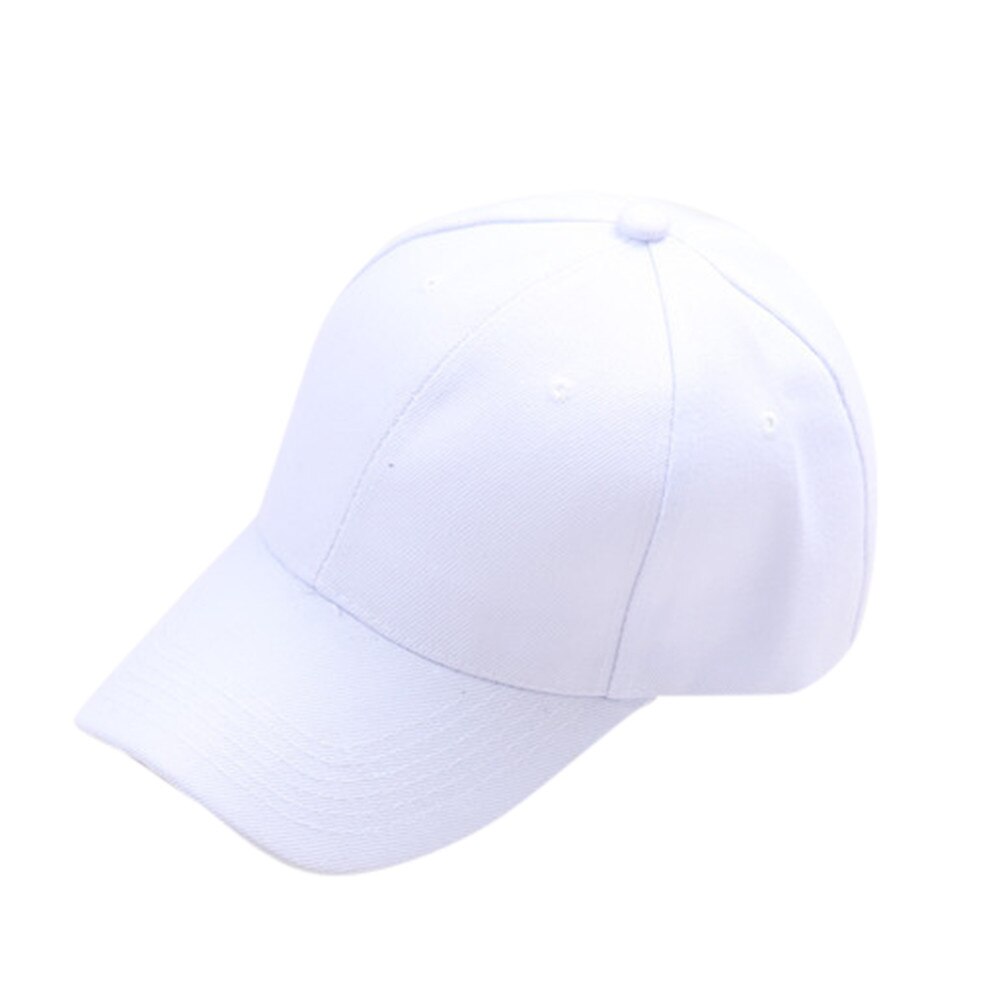 25# Outdoor Sport Hat Summer Hat Cap Children Teenagers Hat Show Solid Kids Hat Boys Girls Snapback Hats Caps Шапка Зимняя: White 