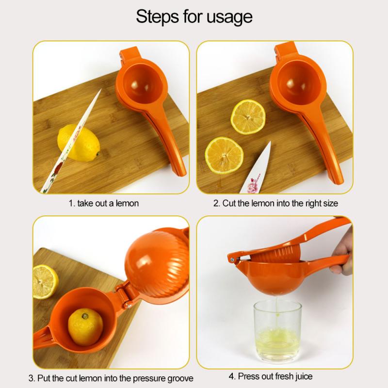 Manual Juice Squeezer Citrus Fruits Squeezer Orange Hand Manual Juicer Kitchen Tools Lemon Juicer Orange Queezer Juice