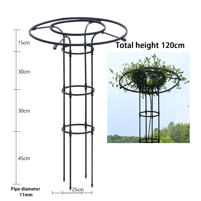 Enrejado de jardín para plantas trepadoras, torre de sombrilla, enrejado para plantas trepadoras, soporte de bricolaje, enrejado de escalada, soportes para macetas de flores: Plata