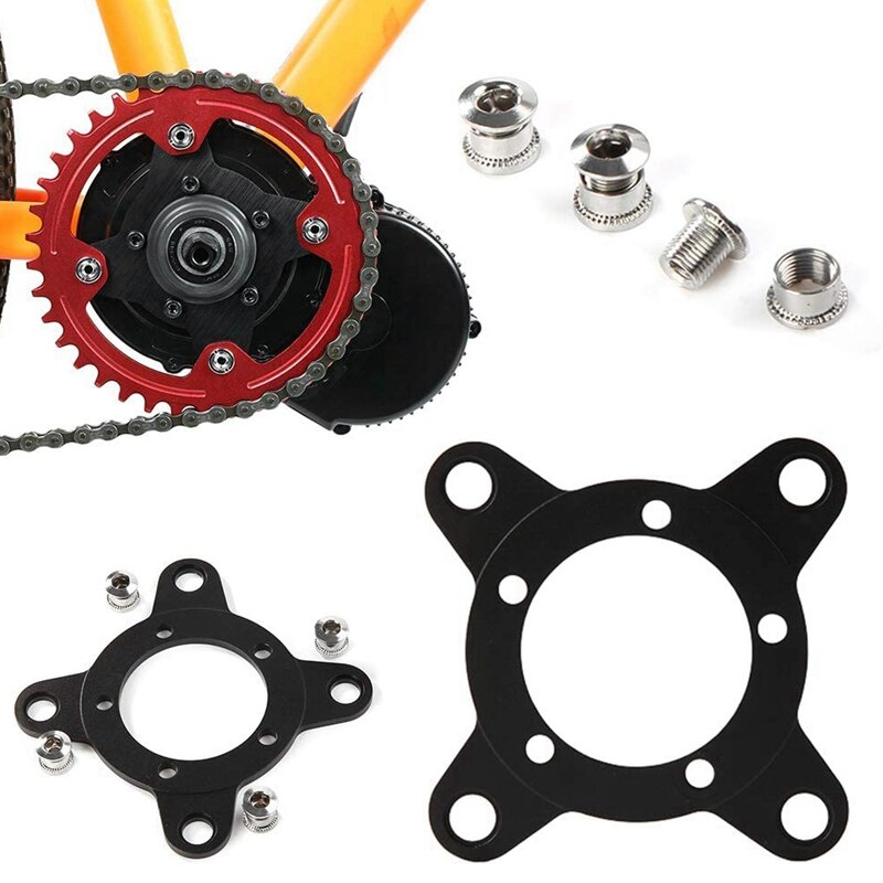 Elektrische Fiets 104 Bcd Kettingblad Adapter Spider Voor Bafang Mid Drive Motor Hoge Sterkte Aluminium Onderdelen