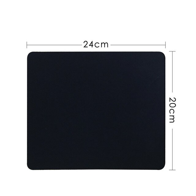 MRGBEST grande blanc noir taille 22x1 8cm/20x24cm tapis de souris S avec tampon en caoutchouc naturel sans verrouillage pour tapis de bureau: 200x240x1.2mm