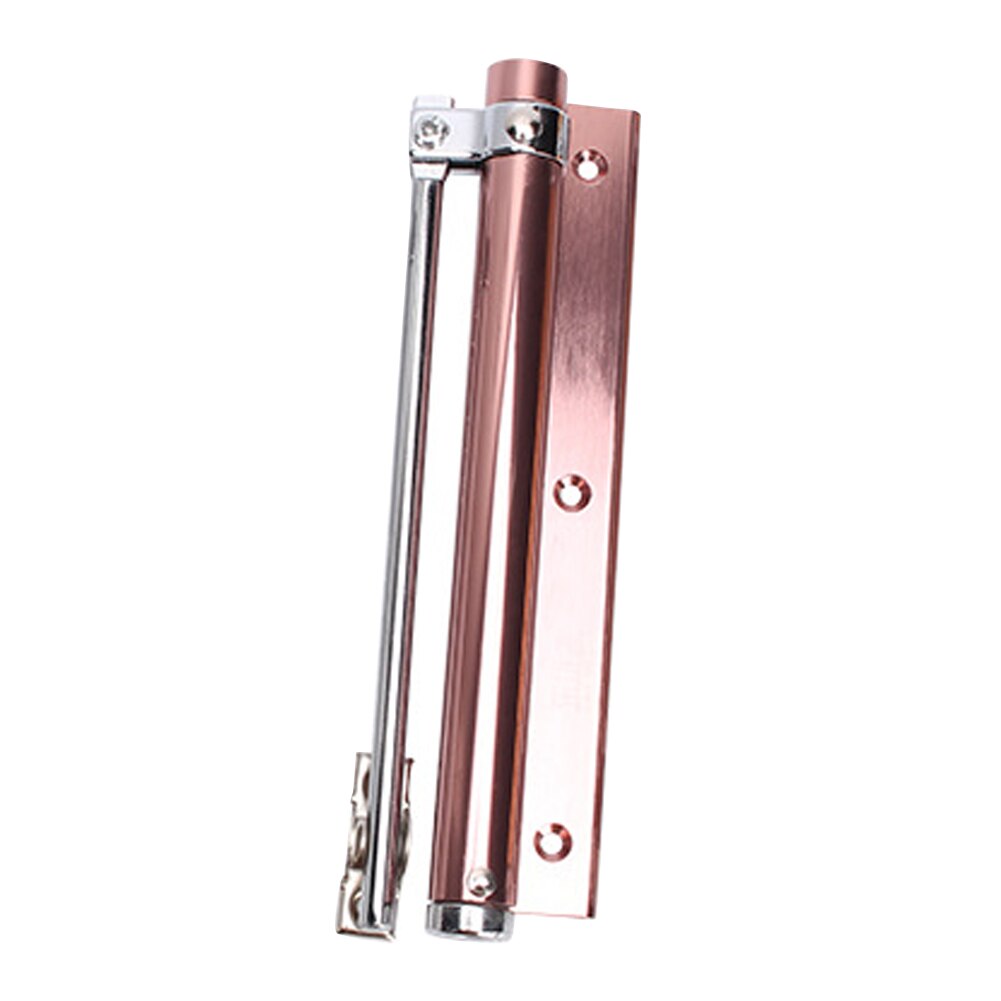 Puerta automática económica bisagra de cierre automático silenciosa fácil de volver a atar sin ranurar punzonado puerta sin cerrar casa ds99: Rose gold