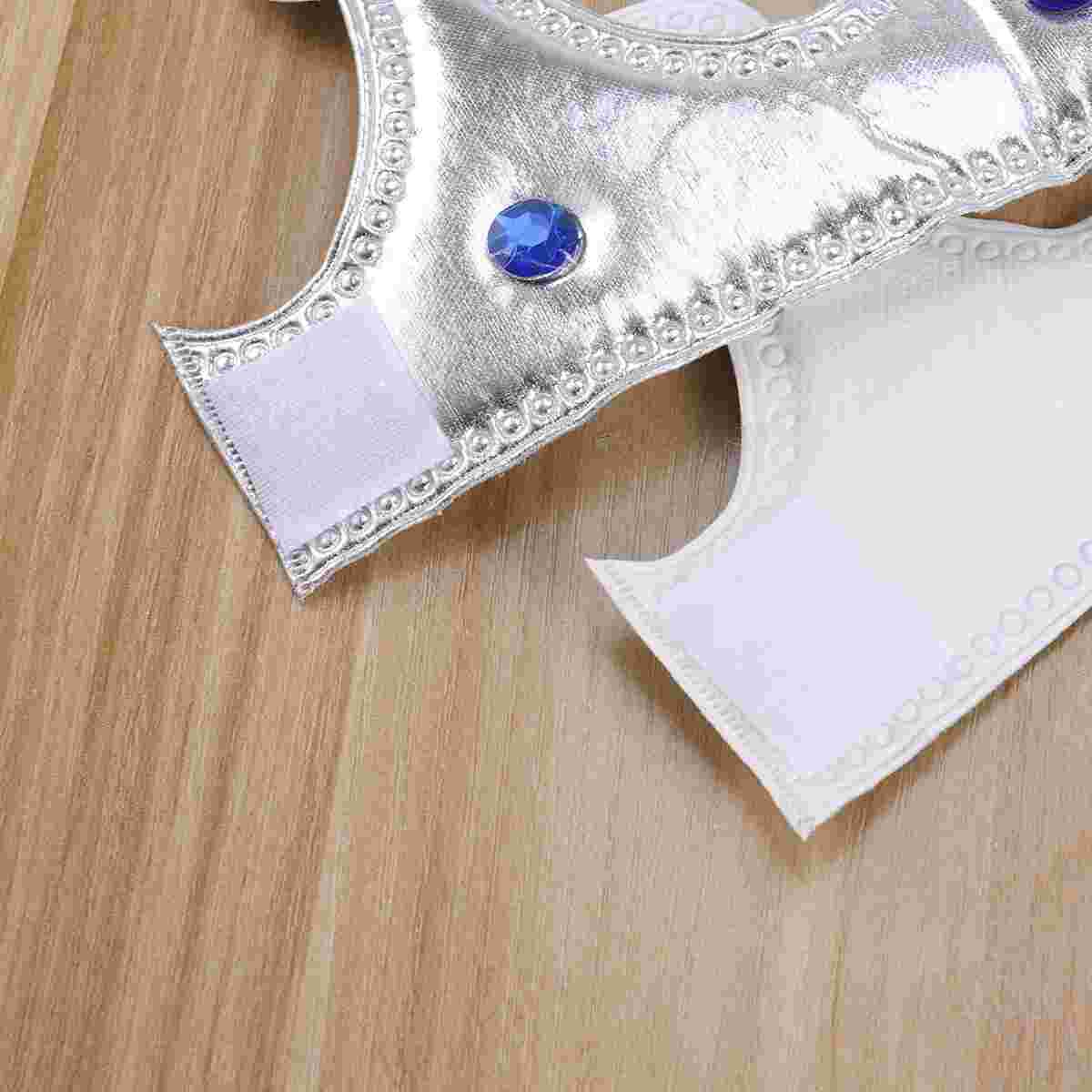 Birthday Crown Hats Kids and Adult Party Hats Party Decorations Crown Supplies (Silver)