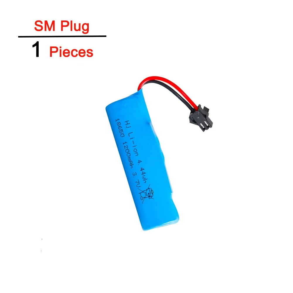 18650 paquetes de baterías Lipo 3,7 V 1200mah para coche de juguete Rc helicóptero aviones Baot tanque camión motocicletas batería de litio recargable: Borgoña