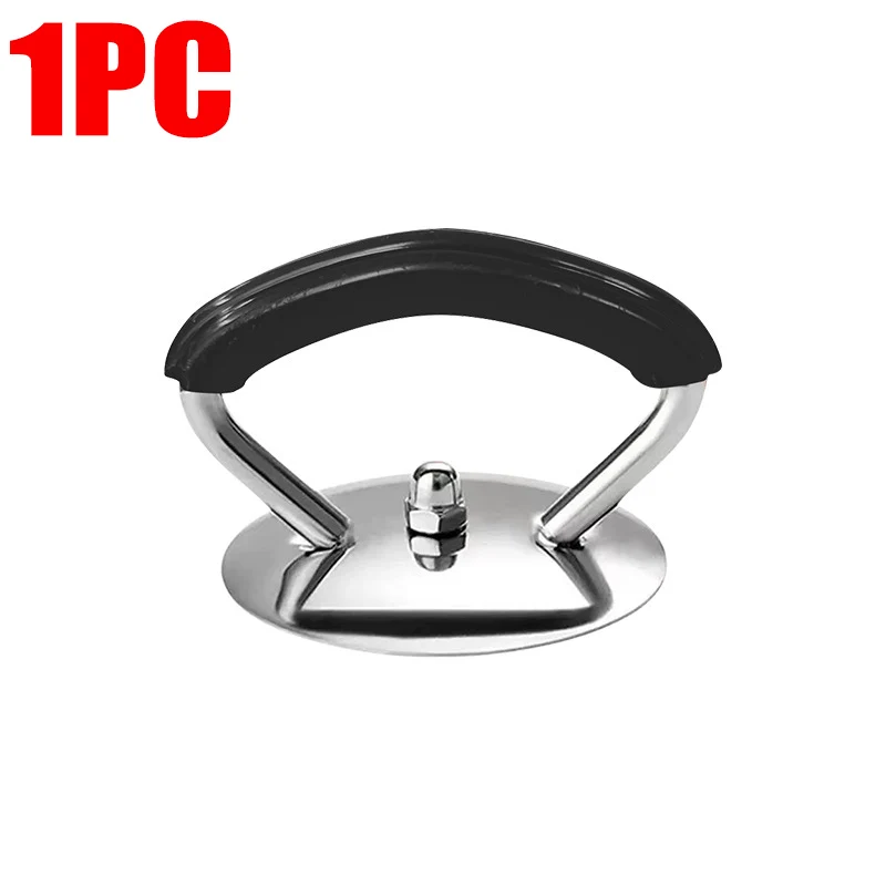 Manija de tapa de repuesto Universal, utensilios de cocina, olla, sartén, perilla de agarre, cubierta, tapa de sartén, accesorios de cocina, 4/2/1 Uds.: Gris claro
