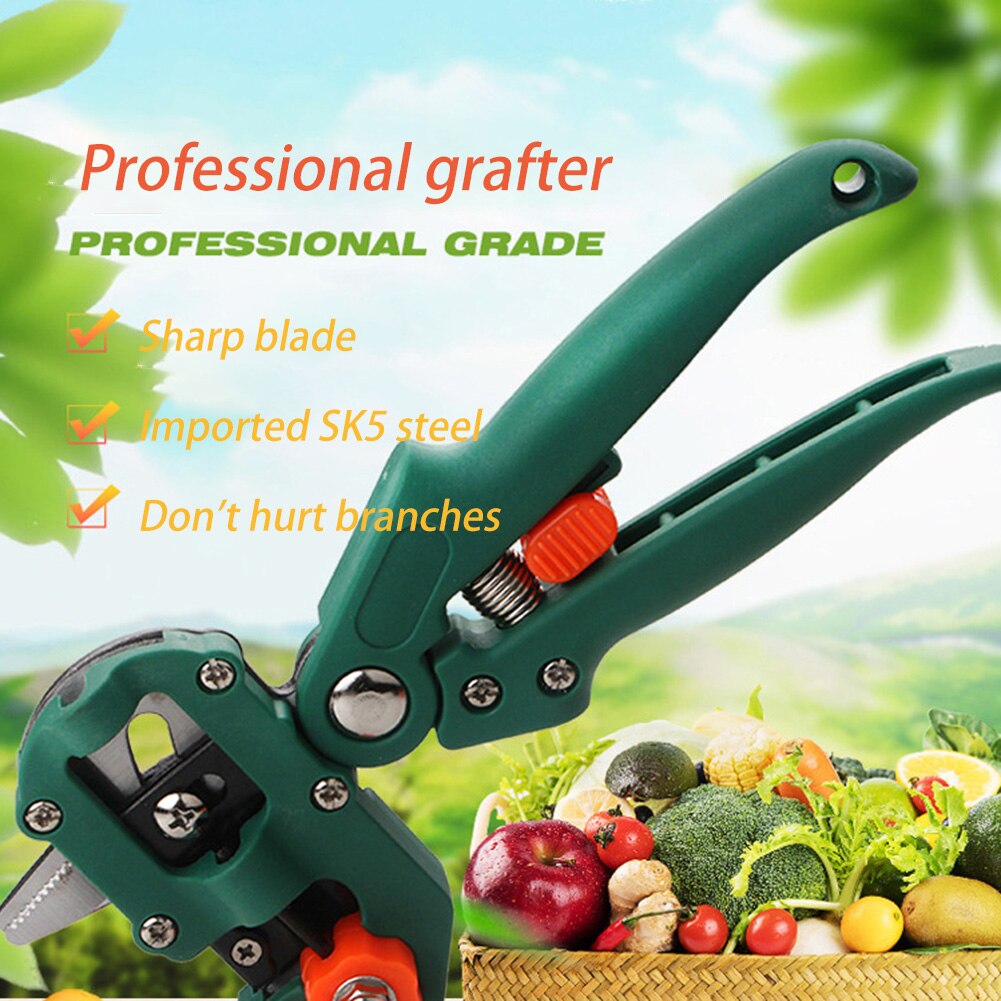 Grafting Pruner Scissor Garden Tool Branch Cutter Secateur Pruning Plant Fruit Tree Scissor Chopper Vaccination Cut