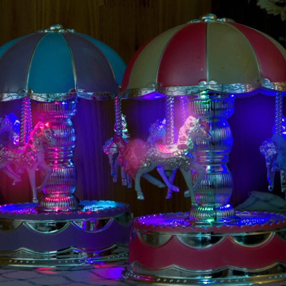 Voor Meisjes Muziekdoos Merry Go Round Led 6 7 8 9 10 11 Jaar Oud Kid Verjaardag Speelgoed