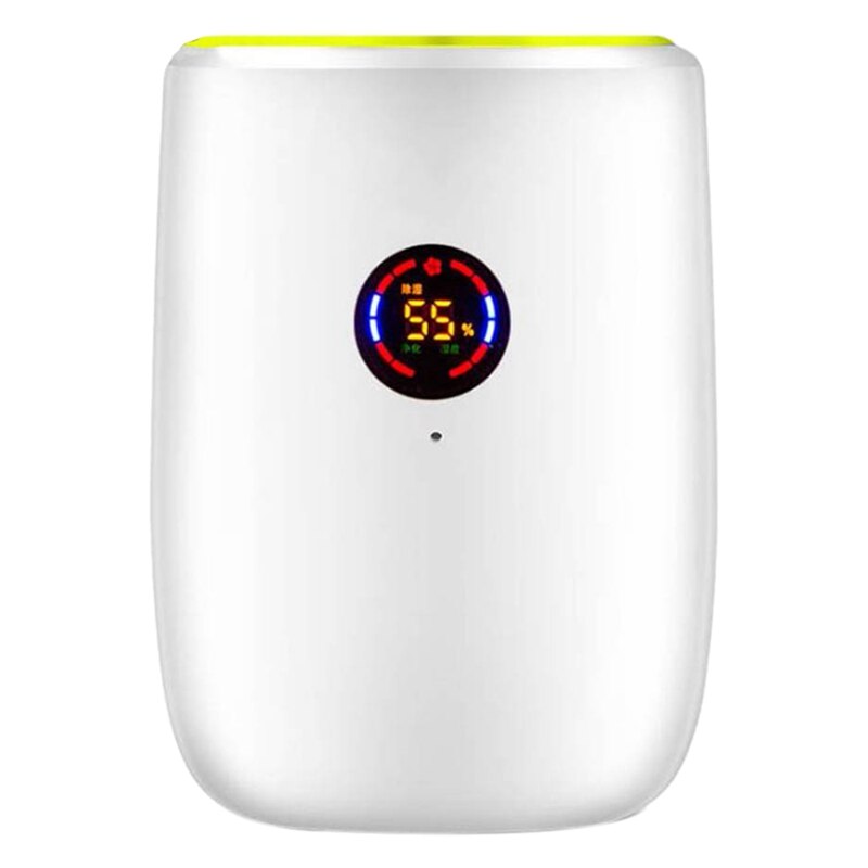 Small Dehumidifier for Home Bedroom Living Room Office Mini Dehumidifier with LCD Sn-US Plug: Default Title