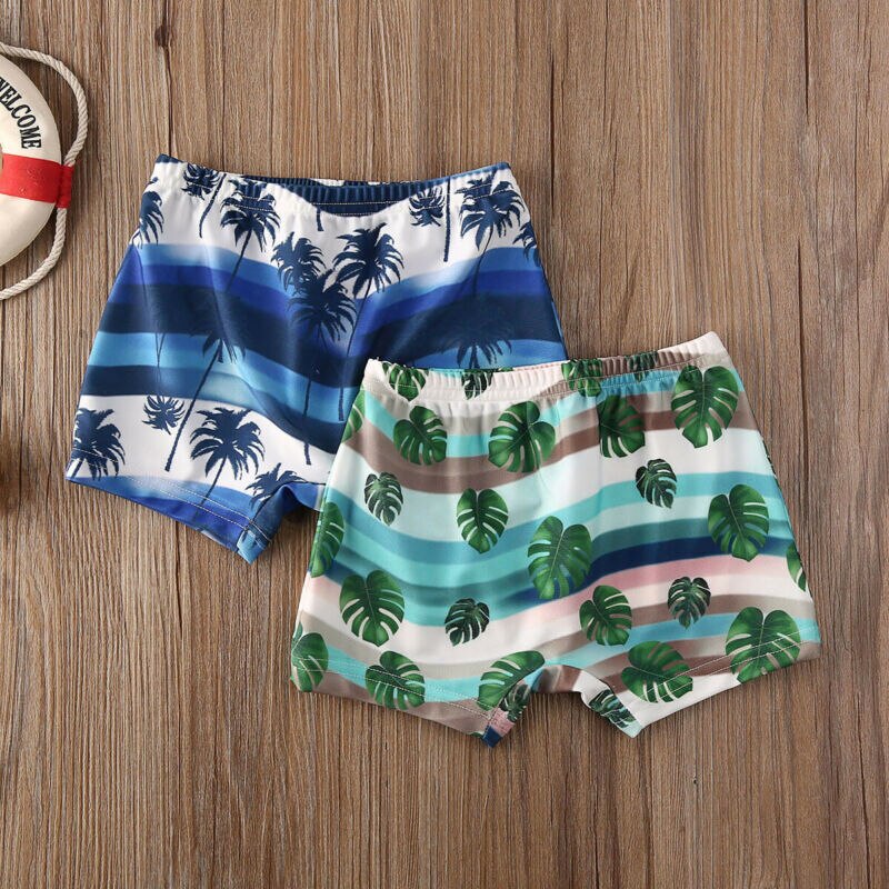 Boy Swimwear Shorts Summer Toddler Baby Boy Kids Pants Bottoms Flower print Beach Shorts Panties