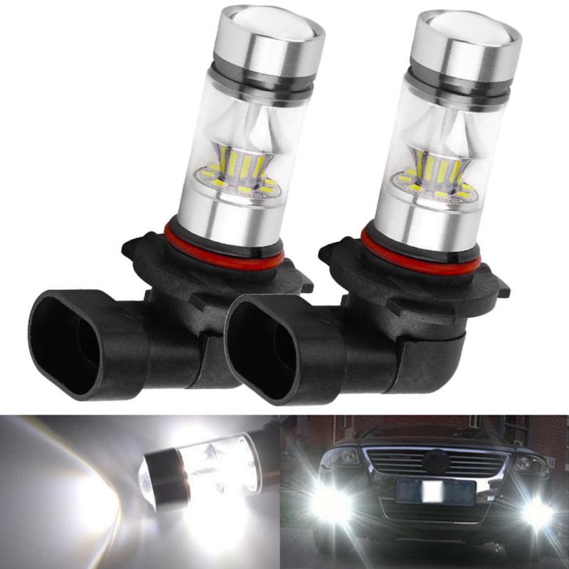 2x 9005 HB3 100W High Power LED 6000K White Fog Light Bulb Driving Lamp