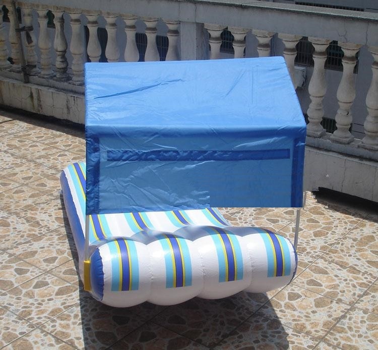 Sommer oppustelig luftmadras vandmadras svømning madras svømmeseng vand flydende seng flydende stol oppustelig ø
