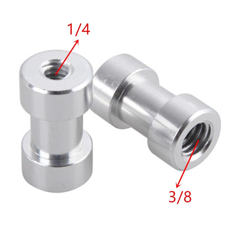 Jadkinsta-Adaptador de montaje de tornillo para cámara DSLR, 1/4 "a 3/8", soporte de luz, placa de liberación rápida macho a hembra: Azul
