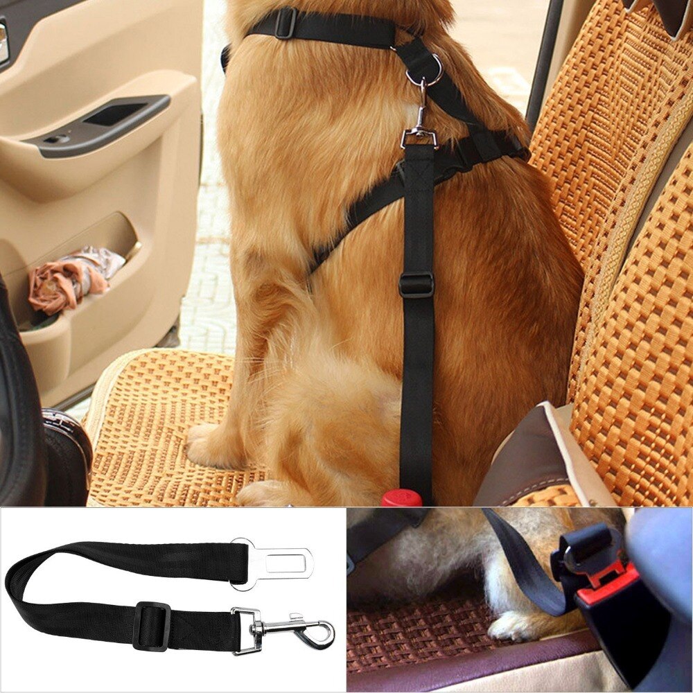 Veiligheid Hond Autogordel Pet Harness En Leash Set Verstelbare Nylon Mesh Voertuig Harnassen Hond Vest Voor Medium Grote honden