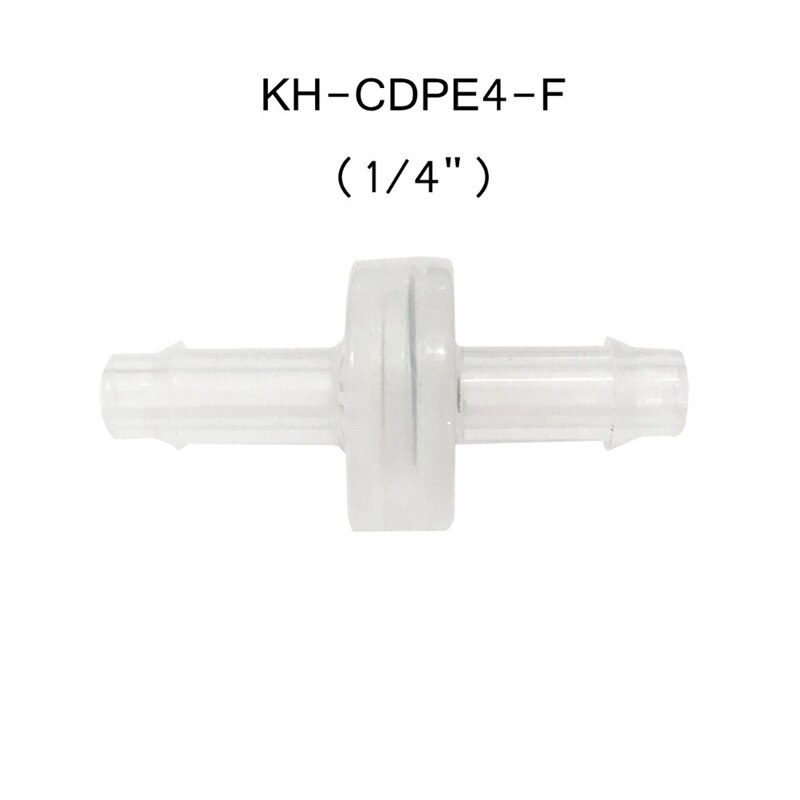Livsmedelsventil pp plast backventil backventil 1/8 "  to 3/8 " ventil kh-cdpe-f-serien dgozone: Kh-cdpe 4- f