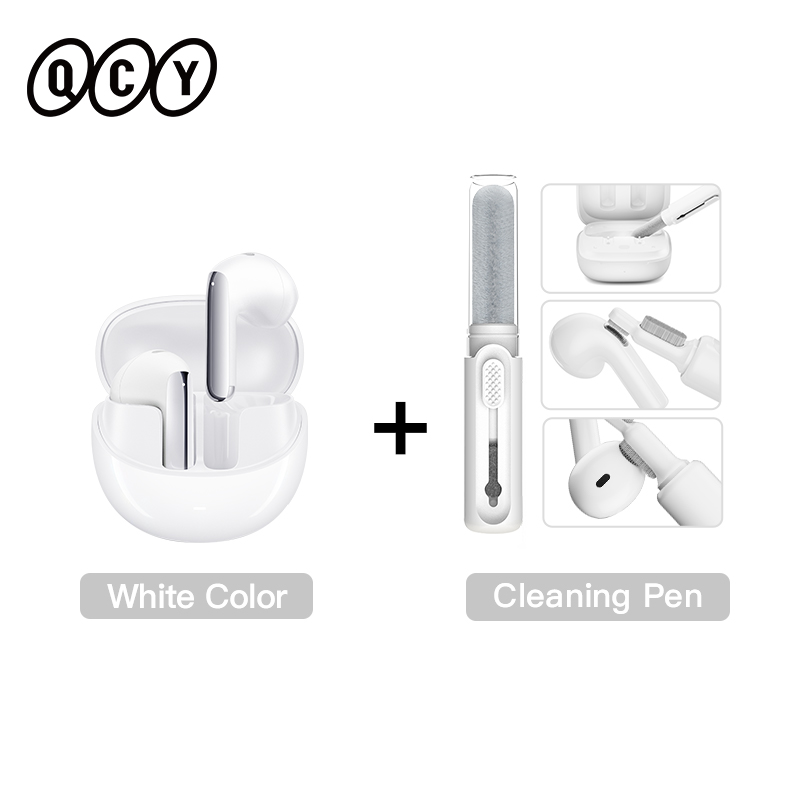 QCY HT10 AilyBuds Pro+ Hybrid ANC Kabellose Kopfhörer Hi-Res Audio mit LDAC 6 Mikrofone AI HD Call Headset Dual Connection Ohrhörer: Gold