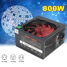 800W 12V ATX Computer Power Supply 12CM Fan 80/Gold 20/4PIN For Intel AMD PC