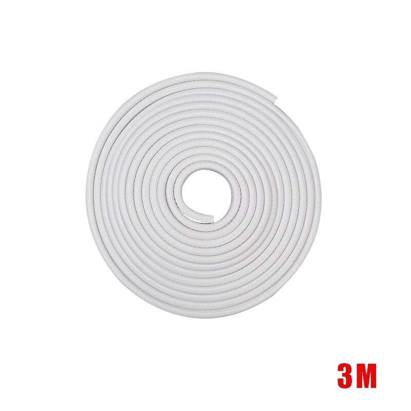 2/3m ochronna krawędź robić drzwi samochodu zabezpieczenie przed zarysowaniem taśmój straż zgrabna automatyczny drzwi przeciwkolizyjne pasek z stali nierdzewnej samochodów stylizacji samochodów dekoracji: 3M biały