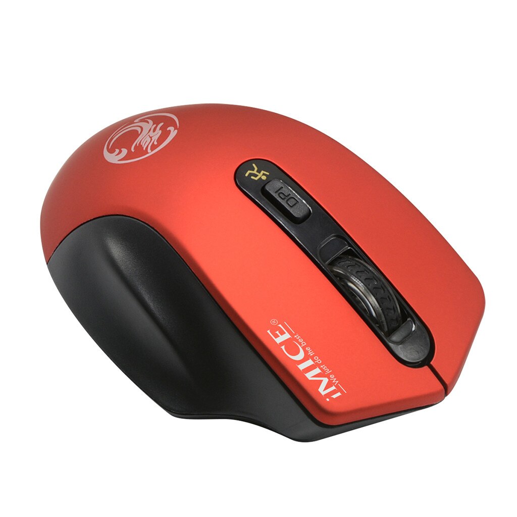 2.4G Wireless Mouse Imice E-1800 For Laptop PC Adjustable USB Receiver Game Mice Computer Ergonomic Mause For Laptop #929