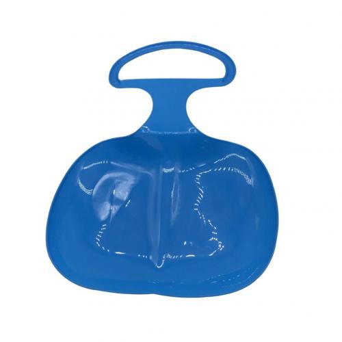 Winter Outdoor Sport Thicken Kids Adult Snow Sled Sledge Ski Board Sleigh Outdoor Grass Plastic Boards Sand Slider Snow Luge: Blue