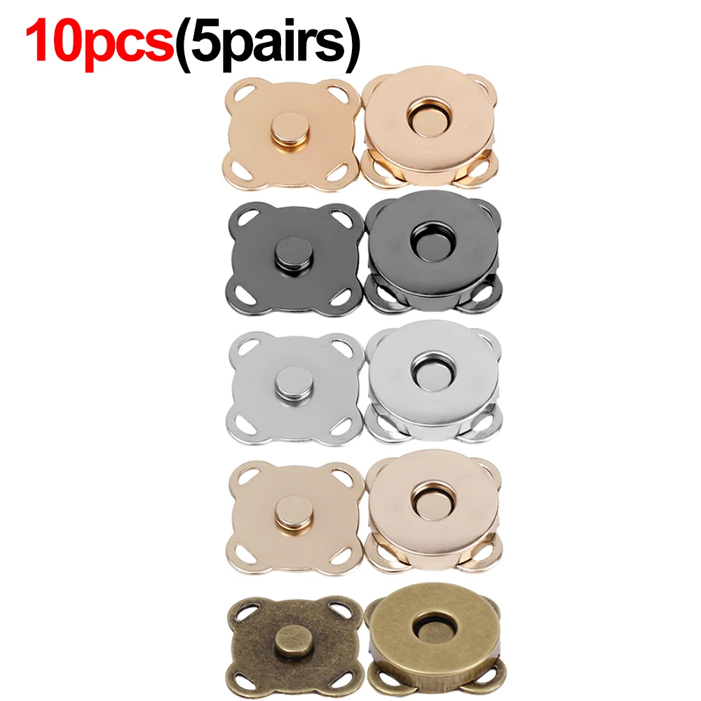 2/20 stücke NäHenne Metall Magnet verschlüsse Verschlüsse für Geldbörse Handtaschen DIY Herstellung Knöpfe Schlösser Pflaumen blüte Stifte Kleidung Handwerk Knöpfe: 3/8" / Grün
