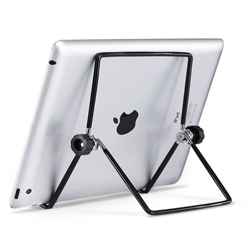 Opvouwbare universele tablethouder voor ipad 6 12 inch houder tabletstandaard verstelbare bureausteun flexibele metalen telefoonstandaard