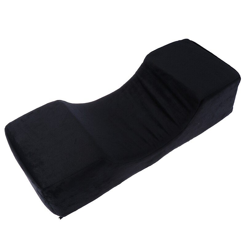 1X Lash Kussen Nek Ondersteuning Wimper Kussen Zacht Enten Wimpers Memory Foam Wimper Extension Kussen Make Salon Met Pocket: Black