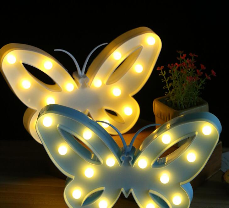 Led Kleine Nacht Lamp Vlinder Ins Decoratieve Lamp Creatieve