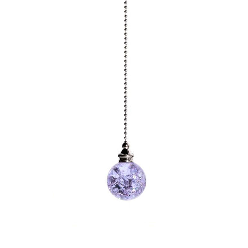 3cm couleur cristal glace fissure boule pendentif  – Grandado