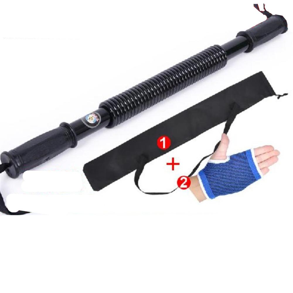 Spring Arm Strength Hand Gripper Power Twister Resistance Bend Bar for Fitness Chest Forearm Strength Training 20/30/40/50/60kg