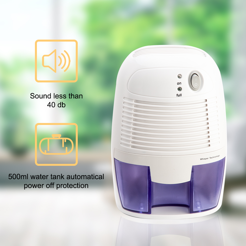 Semiconductor Dehumidifier Mini Portable Home Air Dryer Desiccant Moisture Absorber Low Noise Cabinet Dehumidifier