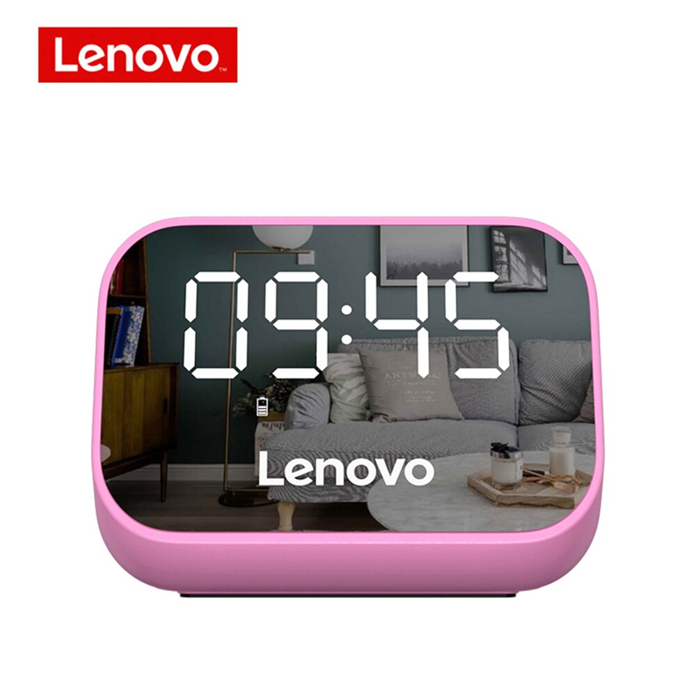 Lenovo TS13 Bluetooth Speaker Subwoofer Stereo Player LED Digital Smart Alarm Clock Desktop Clocks Bedroom Bedside Wake Up Clock