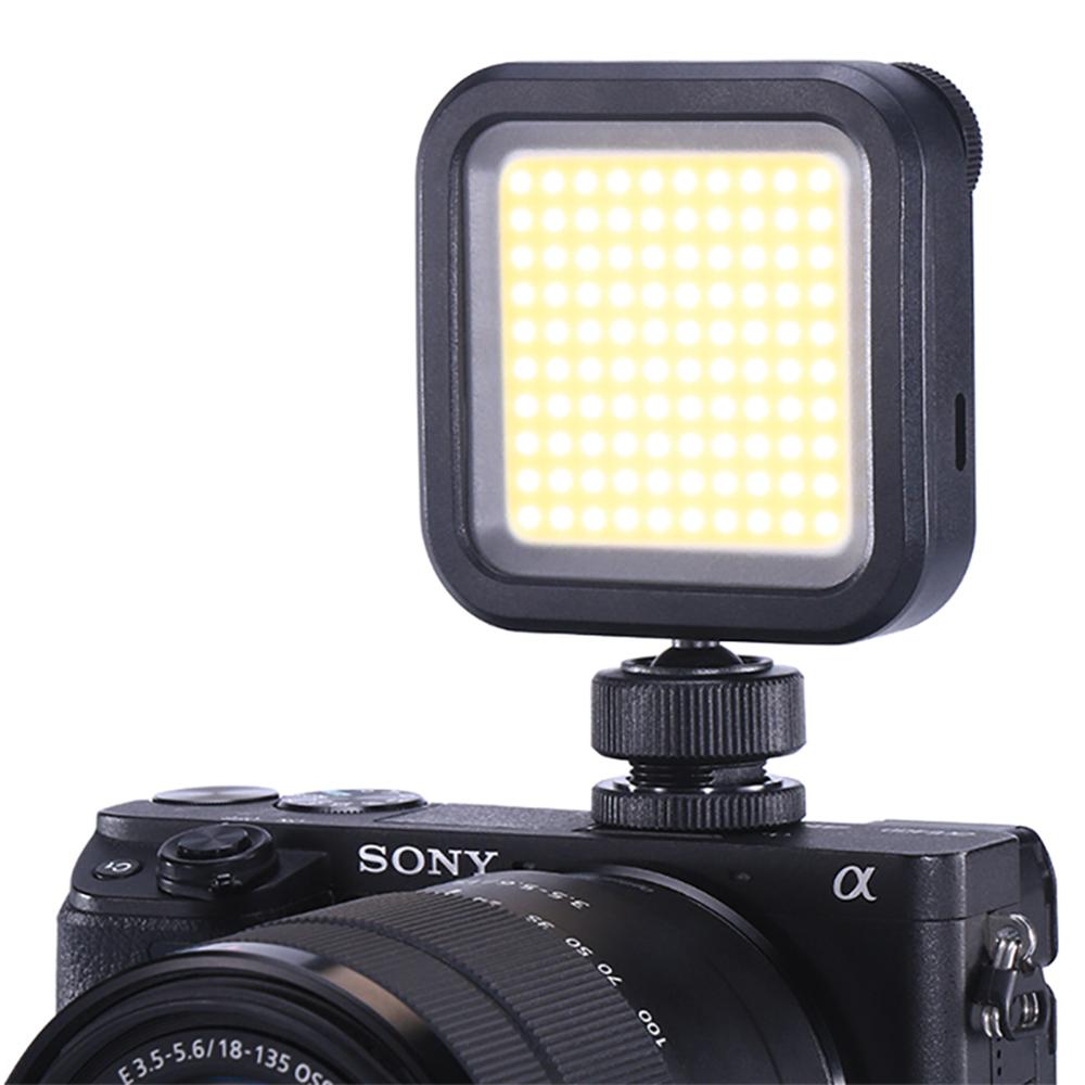 VL100 Pocket On Camera LED Video Light COB Built-in Lithium Battery Adjustable Photographic Lighting For Sony Nikon DSLR