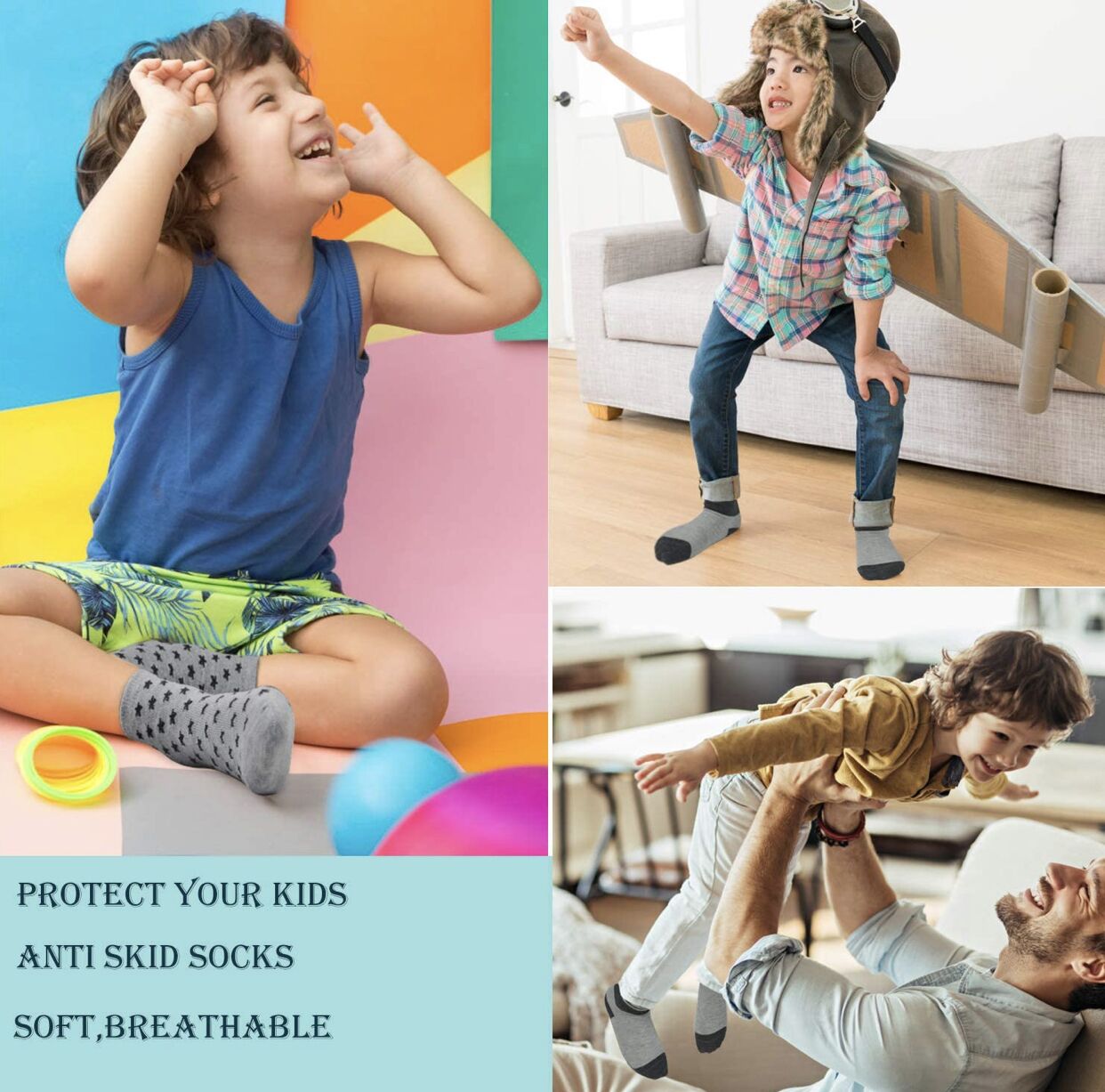 12 Paar/set Kids Sokken Baby Jongens Anti-Slip Sokken Elastische Gebreide Sokken