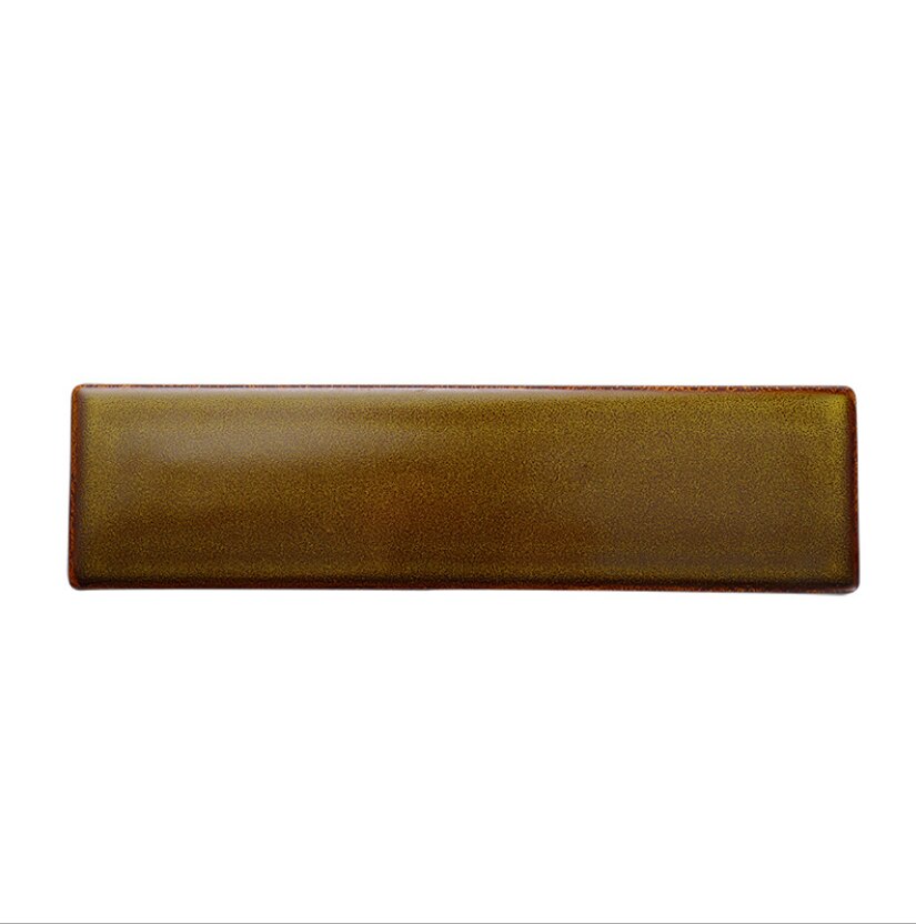 Assiette rectangulaire en céramique longue | Fournitures de Restaurant, assiette à Sushi, planche à pâtisserie, plateau de service pour fournitures de cuisine: 3